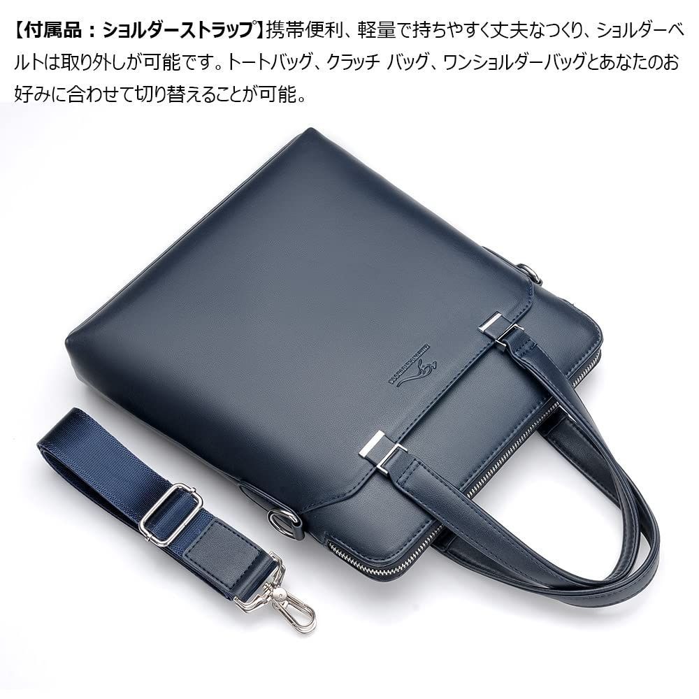  数量 Ｗｈａｔｎａ 革 ショルダーバッグ メンズ 2 way 斜め掛け 手提げ ビジネス セカンドバッグ レザーA 4 Ipad 13.3 Air収納可 縦型 カジュアル フォーマル 通学 通勤 肩掛け 自転車かばん ショルダーバッグ バッグ