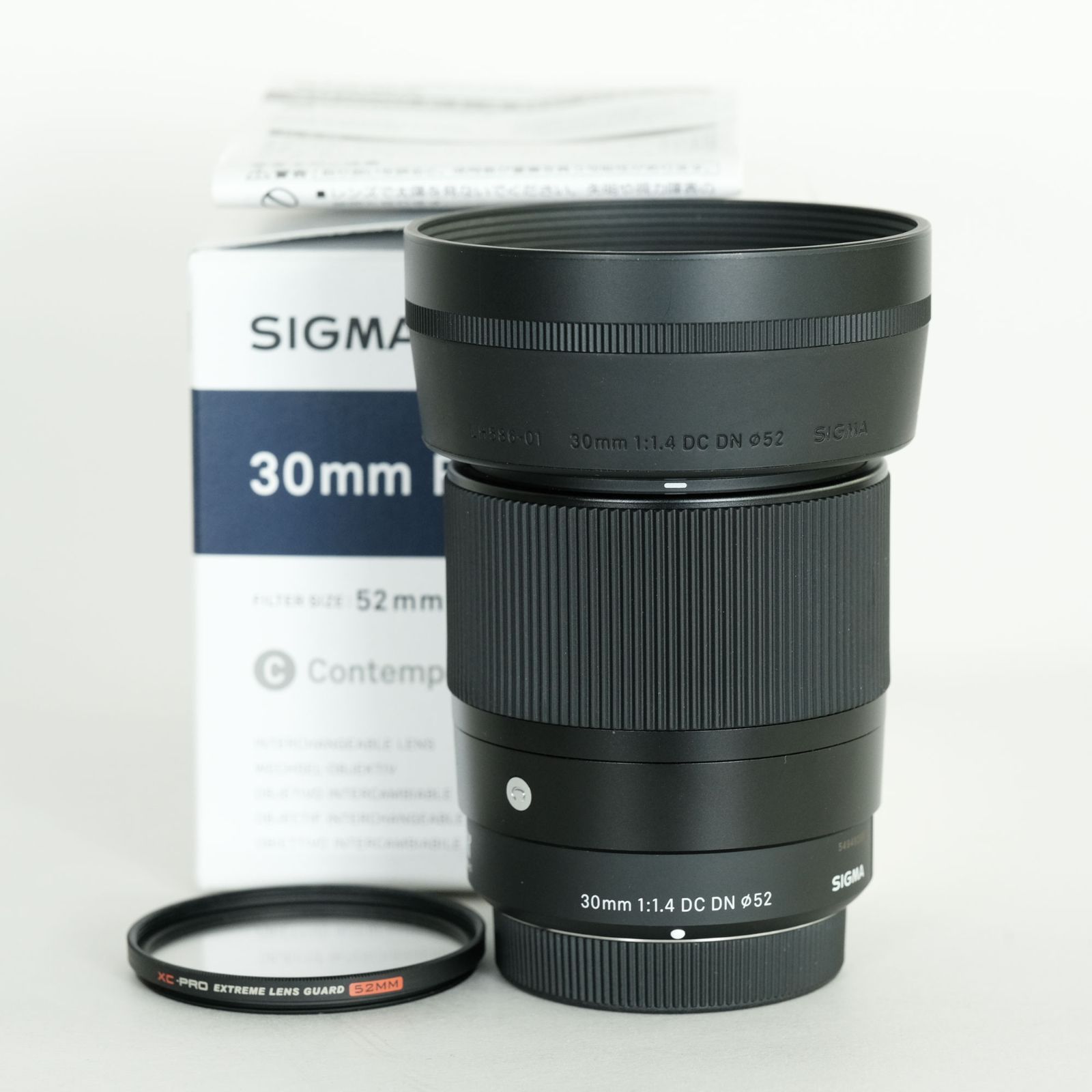 美品】SIGMA 30mm f1.4 マイクロフォーサーズ【フィルター付き】