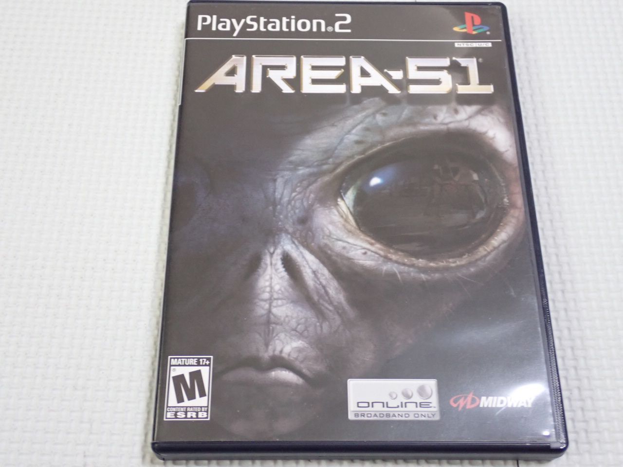PS2☆AREA-51 海外版 北米版☆箱付・説明書付・ソフト付☆動作