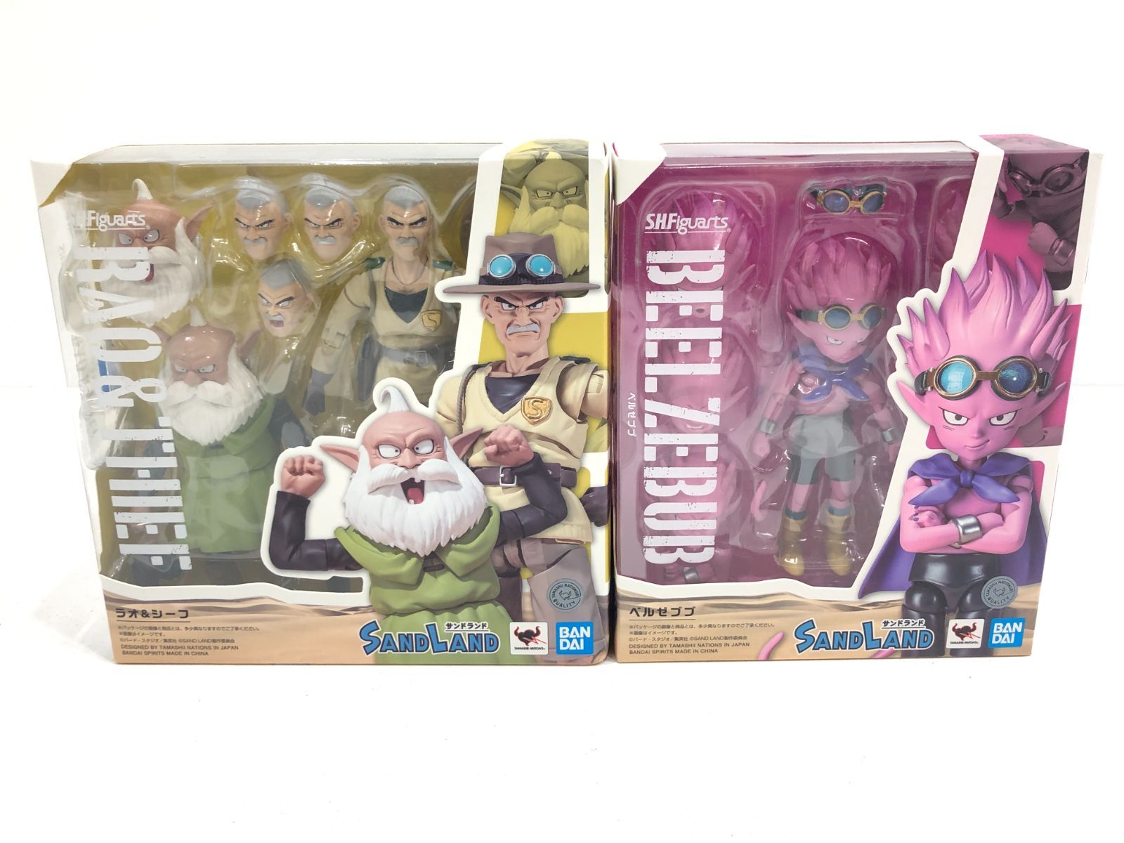 小牧店】未開封 SAND LAND S.H.Figuarts ベルゼブブ ラオ＆シーフ 2種 