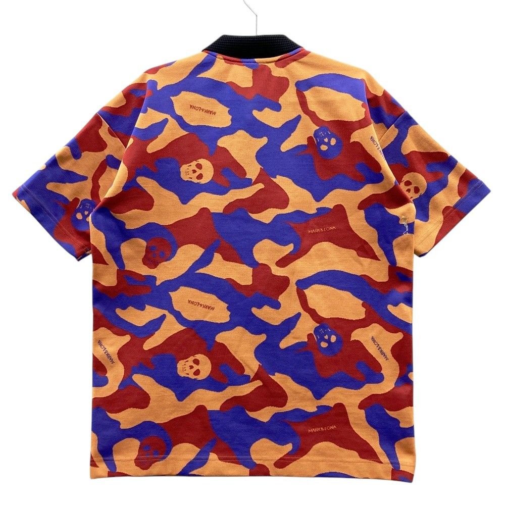 サイズ：48 MARK&LONA マークアンドロナ 半袖ポロシャツ ワッペン