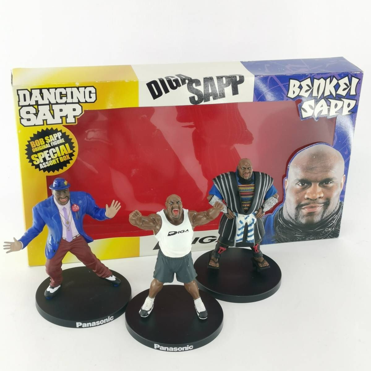 未使用品 ボブ・サップ BOB SAPP フィギュア 3体セット Panasonic 