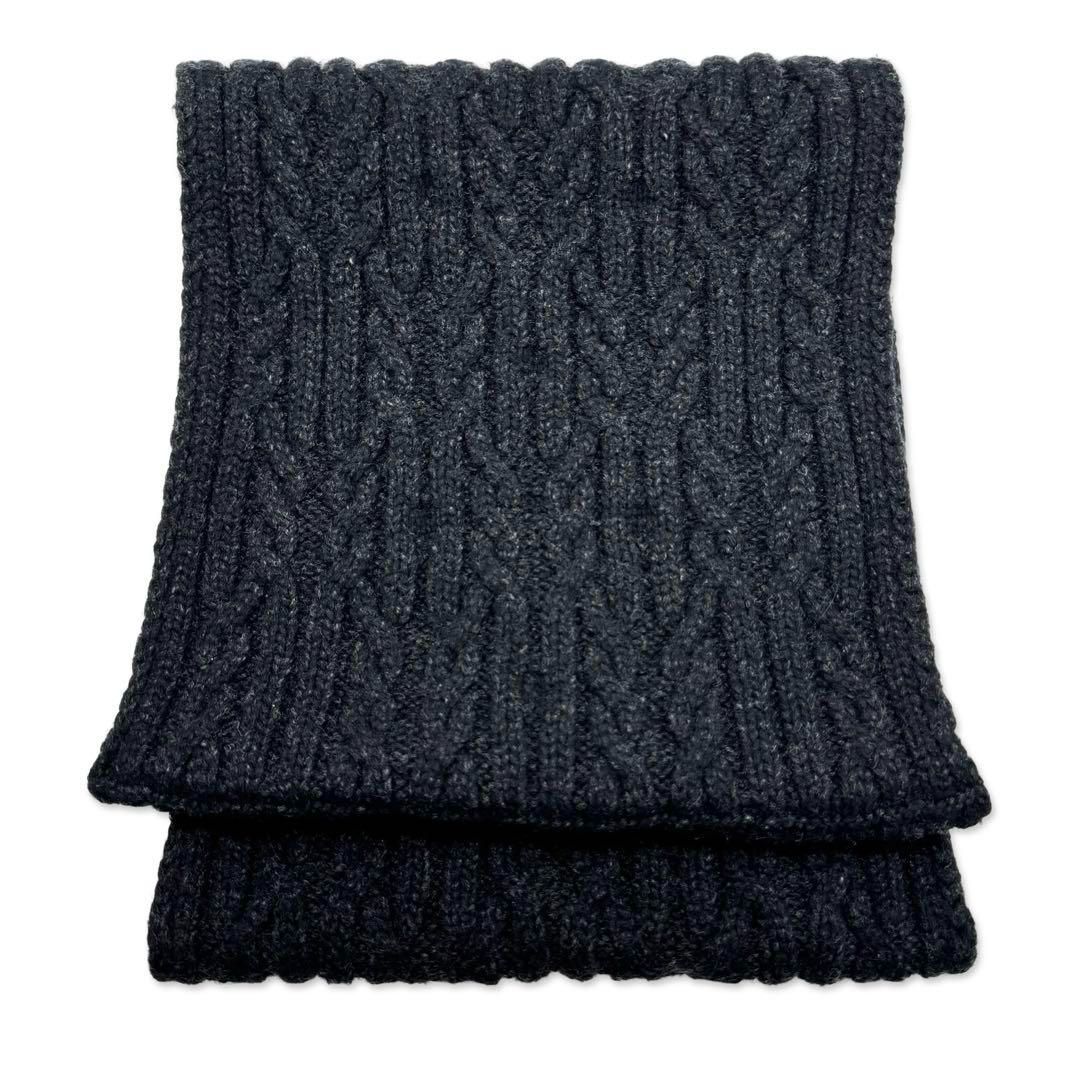 エルメス ウール×カシミヤ スヌード マフラー メンズ レディース