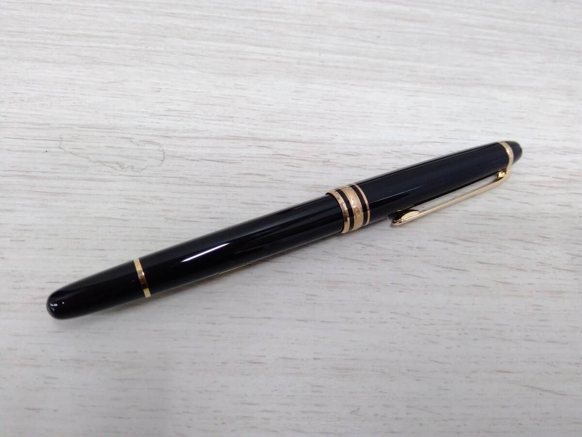 モンブラン MONT BLANC 万年筆 マイスターシュテュック ペン先14K ケース 取説付 コンバーター式