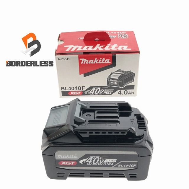 makita マキタ 40Vmax 4.0Ah 純正 リチウムイオンバッテリー BL4040F 高出力タイプ リチュウムイオン電池 蓄電池 108131