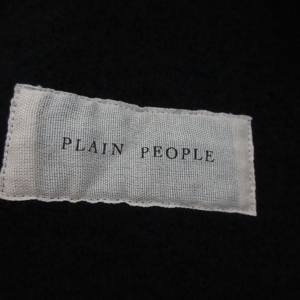 PLAIN PEOPLE プレインピープル ⭐︎ ウールリバーコート 良品 PLAIN PEOPLE プレインピープル ウールモッサ フーデッド