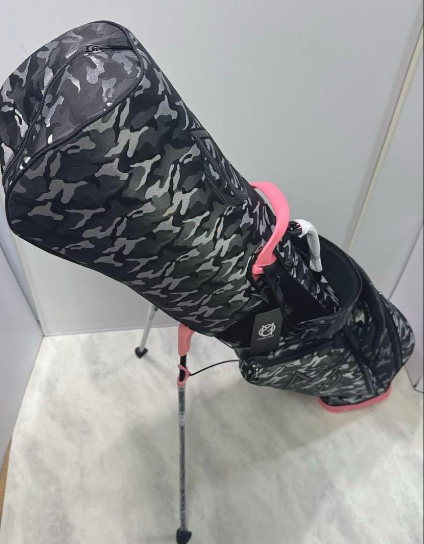 新品未使用 オムニックス スタンドバッグ カモ/ピンク 8.5型 - メルカリ