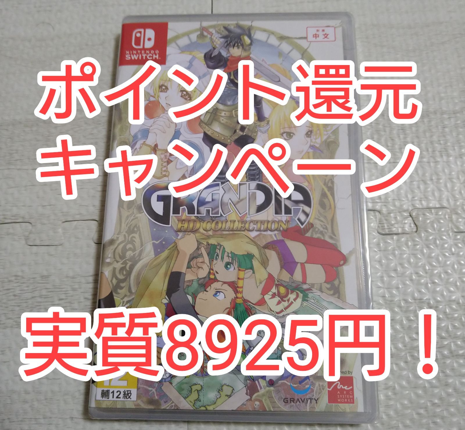 海外版 Switchソフト グランディア HDコレクション 家庭用ゲームソフト