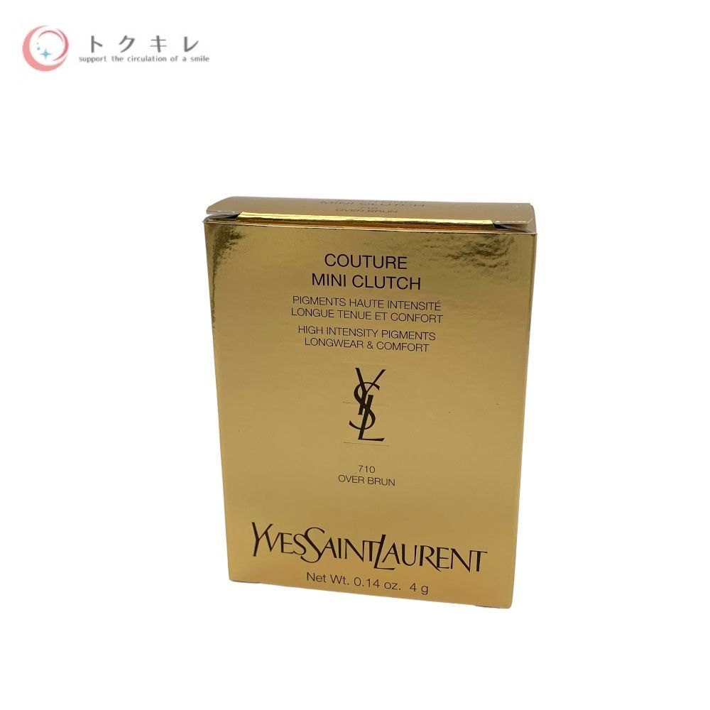 【トクキレ】イヴ・サンローラン クチュール ミニ クラッチ #710 オーバー ブラン アイシャドウ 未使用 YSL ネコポス発送