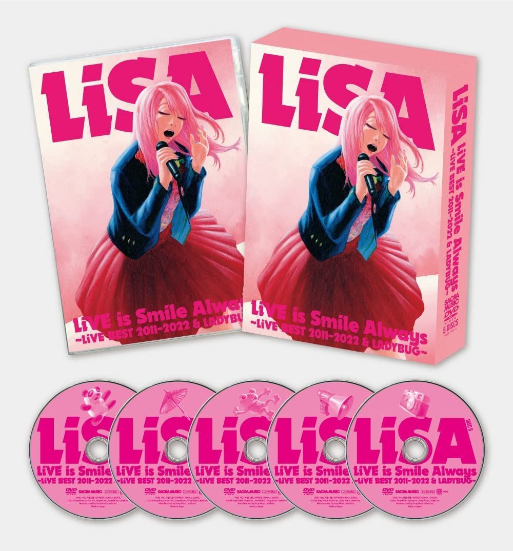 新品未開封☆LiVE is Smile AlwaysLiVE BEST 2011-2022 & LADY BUG (通常盤) (DVD) (特典なし)  LiSA - メルカリ