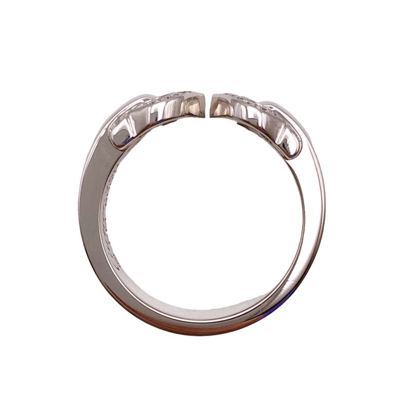 カルティエ Cartier 2Cブークルセダイヤリング　750WG リング・指輪