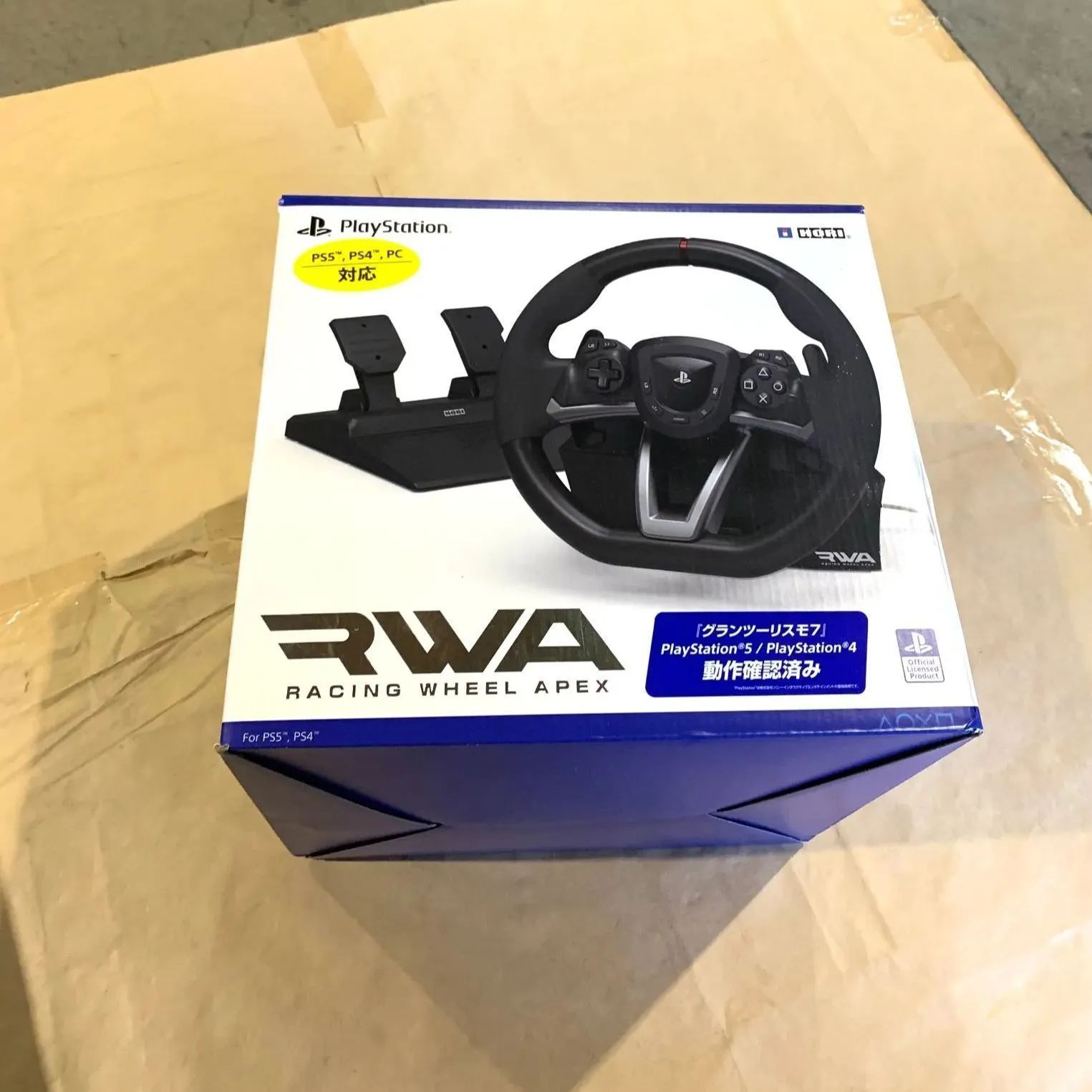 HORI RWA レーシングホイール エイペックス SPF-004 良品 極美品PS5 