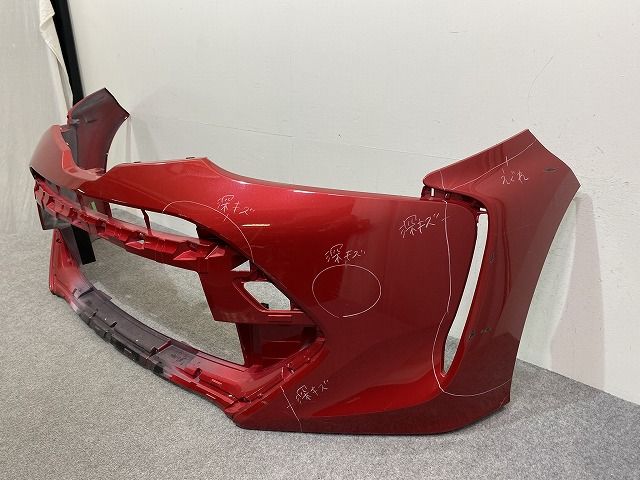 エスティマ　ACR50W　GSR50W　　純正　フロントバンパー　HID　フォグランプ付き　点灯すみ　黒　202　管A0919 トヨタ エスティマ ACR50W ACR55W GSR50W GSR55W 純正フロントバンパー