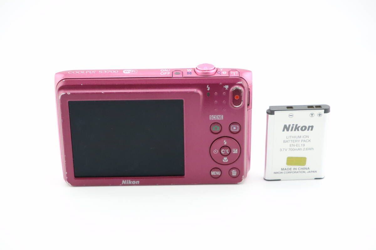 ☆ジャンク☆ニコン NIKON COOLPIX S3700 コンパクトデジタルカメラ