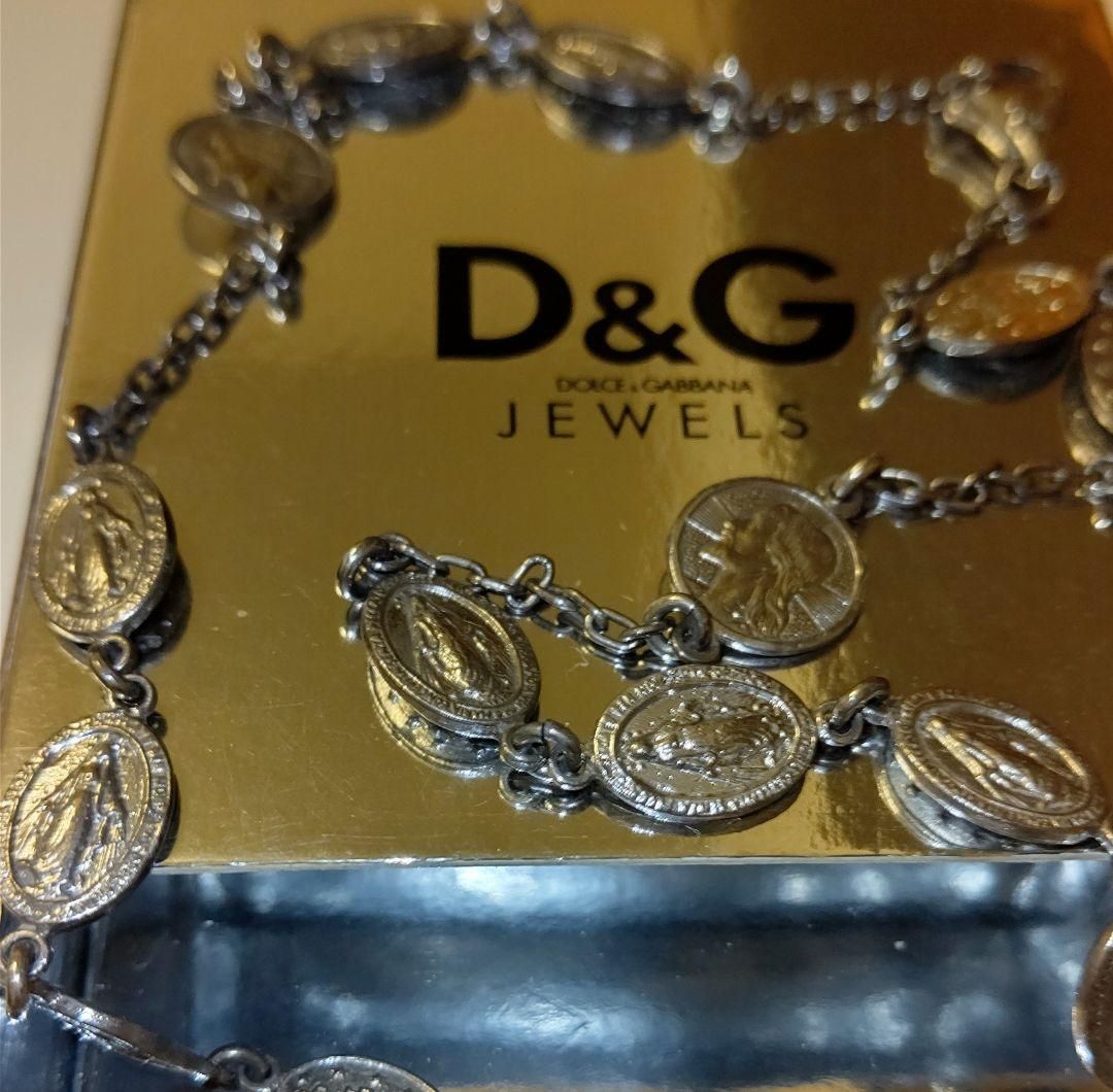✨️DOLCE&GABBANA✨ロゴとマリア像のロザリオネックレス - メルカリ