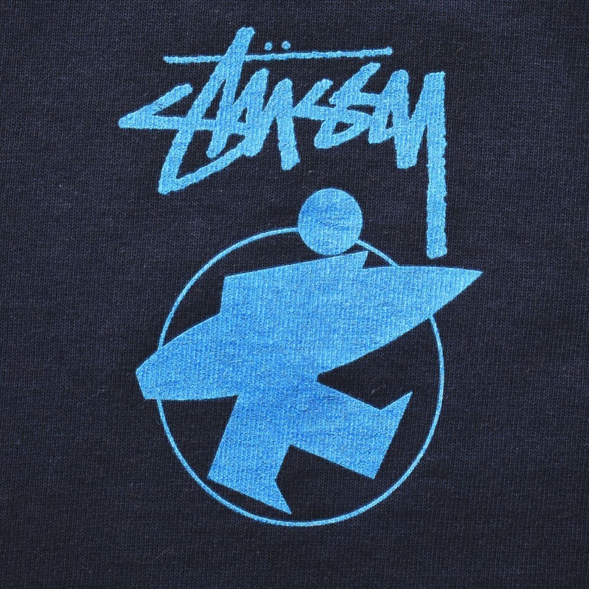 【良品】ステューシー　タンクトップ　USA製　オールドステューシー　サーフマン 90s00s USA製 オールド ステュ―シー STUSSY サーフマン プリント