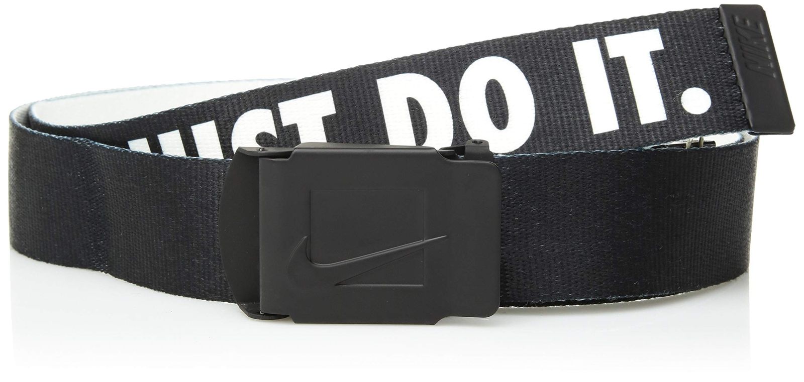 NIKE GOLF(ナイキゴルフ) ウェブベルト JUST DO IT Web BELT ブラック カットレングスタイプ USモデル 