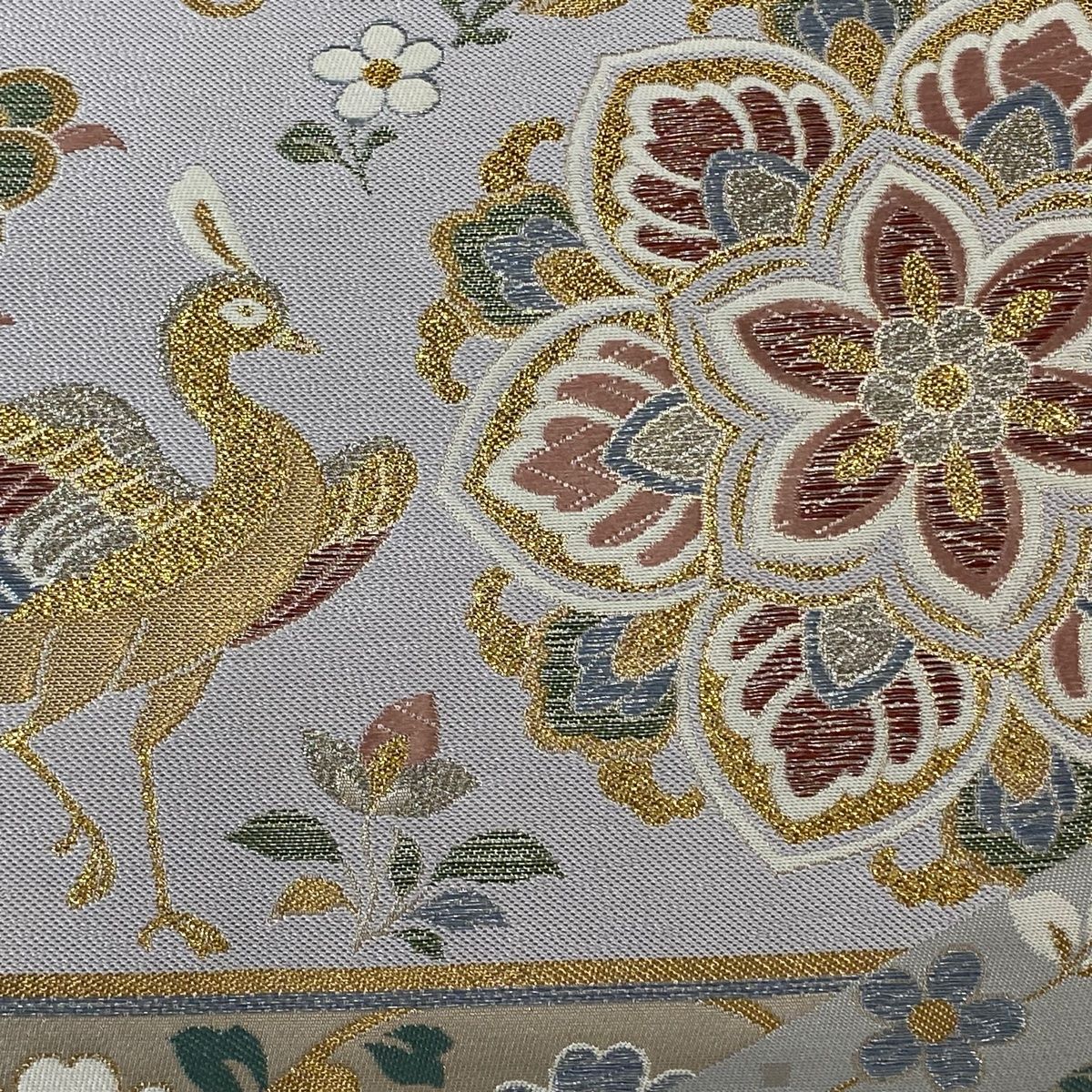 六通］袋帯 中古品 万華秀鳳文様 438cm O-812
