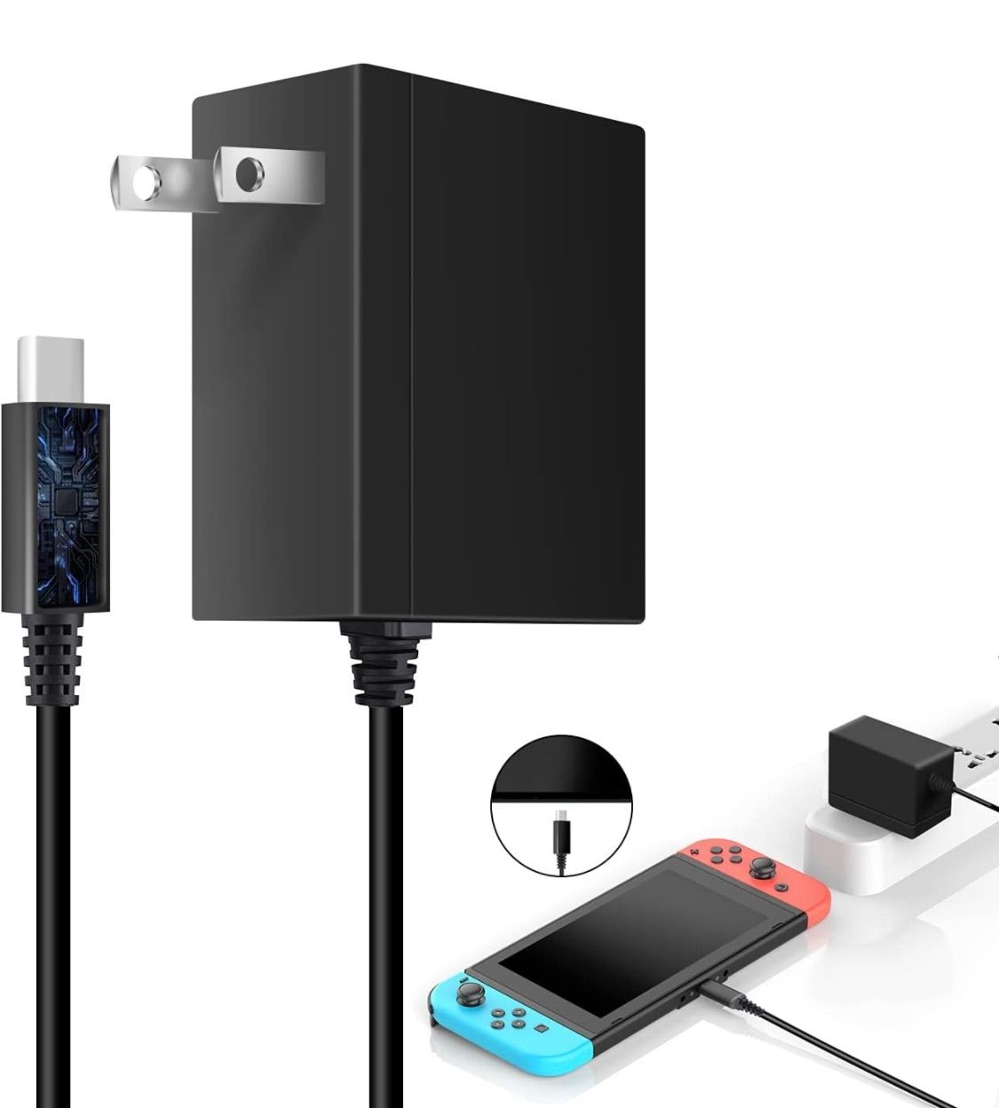 Switch 充電器 ACアダプター ニンテンドースイッチ Lite 即日発送 ジニタイメイくんくん メルカリ