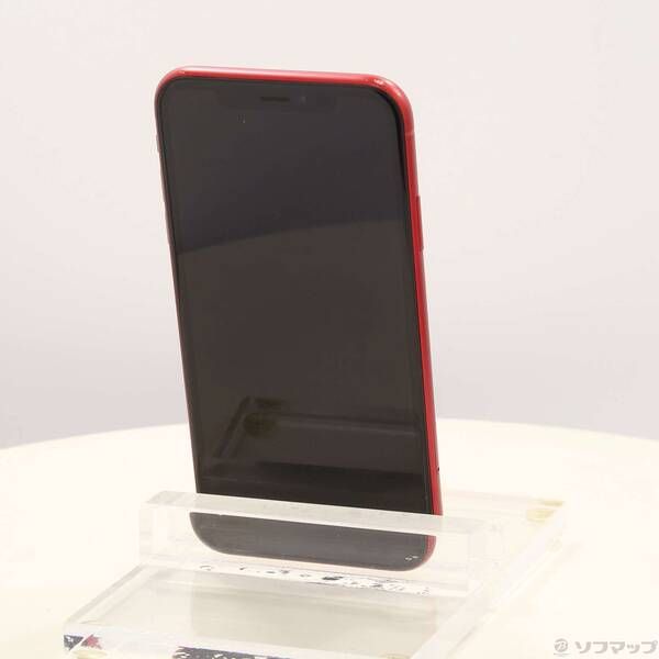 スマートフォン・携帯電話 〔品〕 iPhoneXR 128GB プロダクトレッド