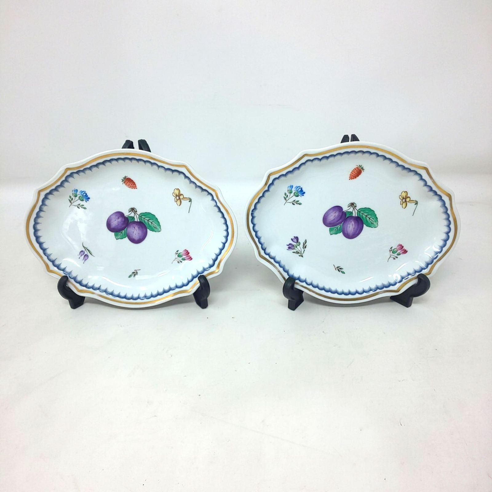 リチャードジノリ　イタリアンフルーツプレート　お皿 4枚セット リチャードジノリ イタリアンフルーツプレート お皿 4枚セット