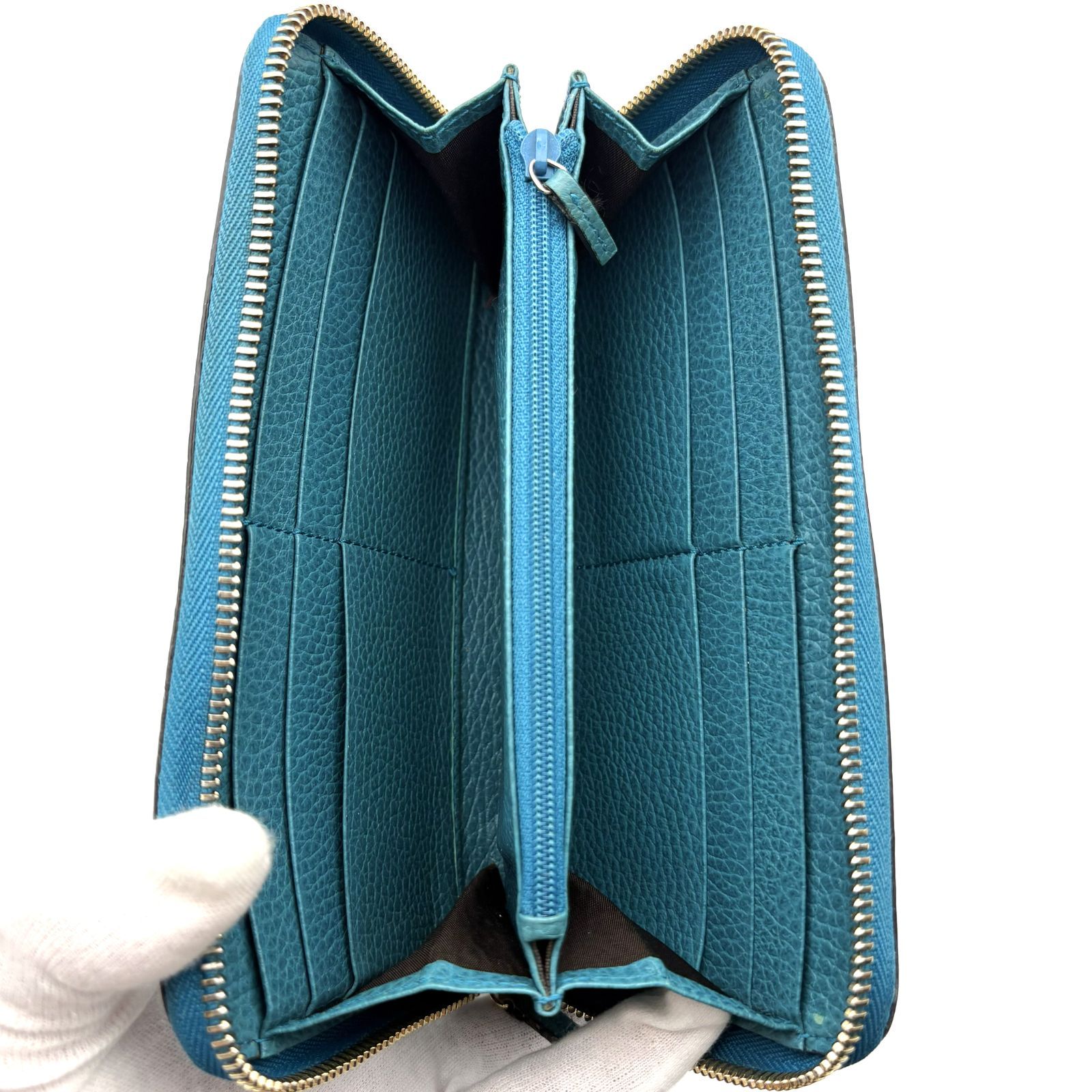 箱付／美品 】GUCCI グッチ GG インターロッキングG ラウンド