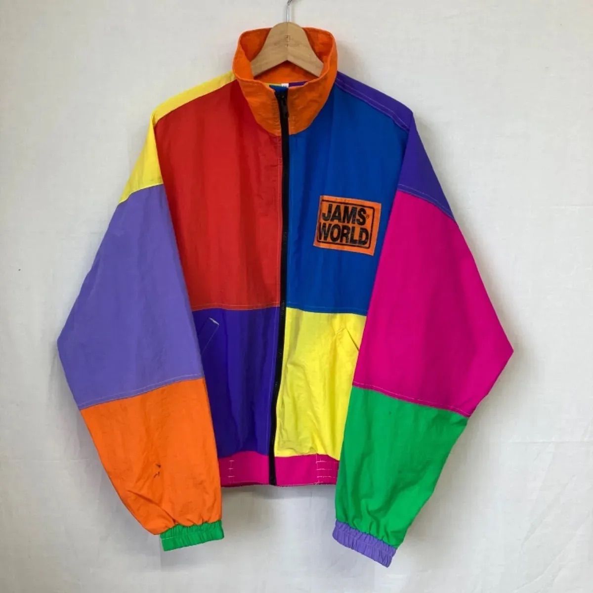 JAMS WORLD】90's 古着 ナイロンジャケット カラフル Mサイズ 90s JAMS