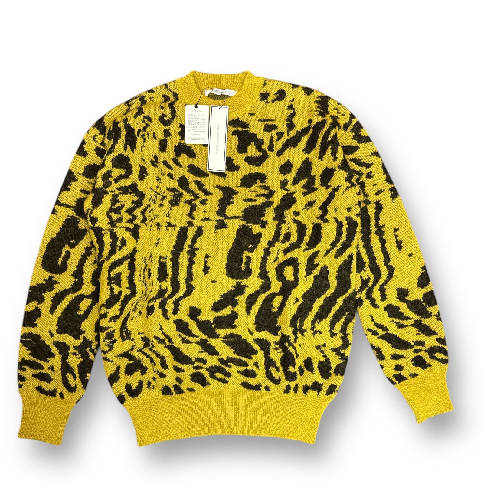 定価57200円 新品 JOHN LAWRENCE SULLIVAN Leopard jacquard knit