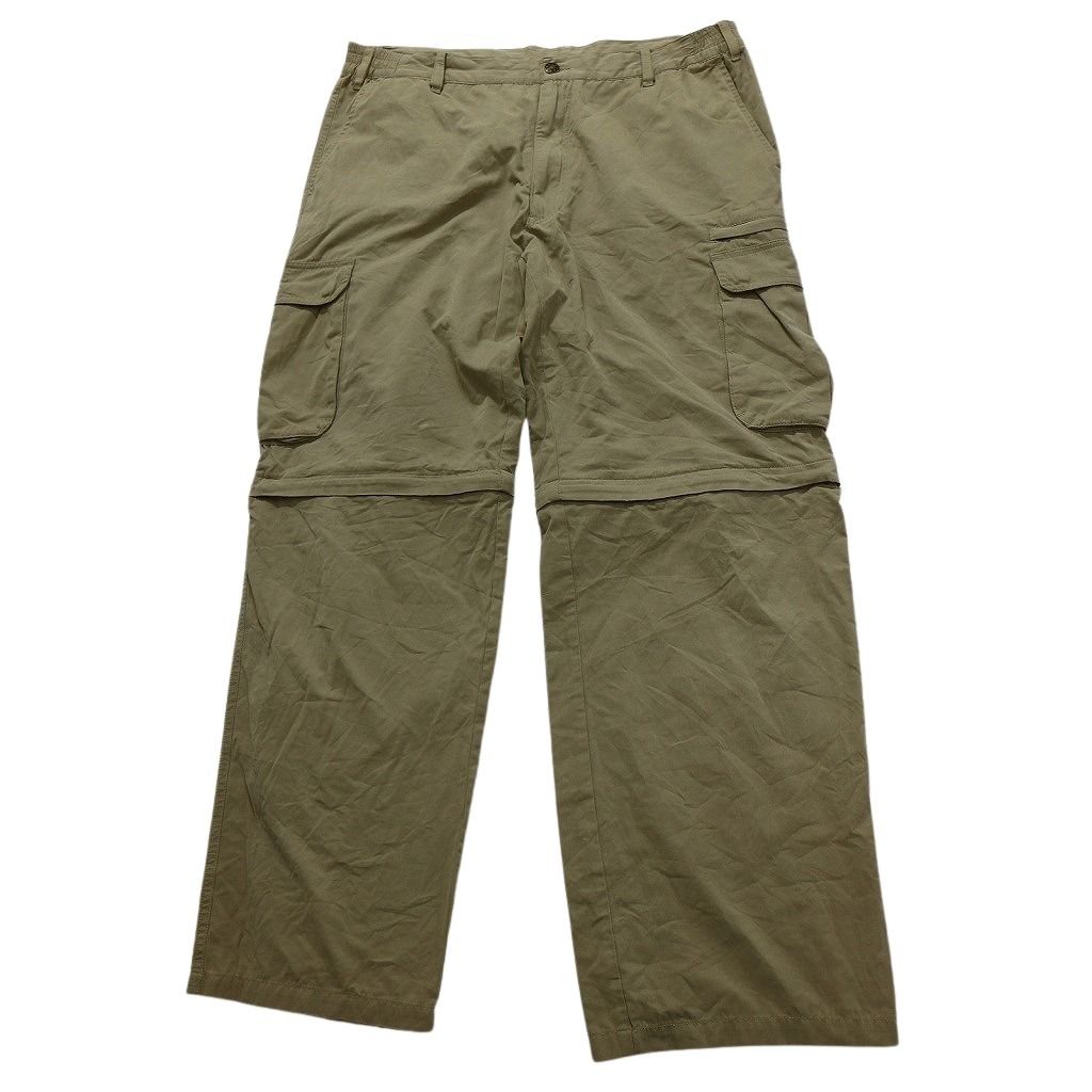 HOT，2025 古着卸 まとめ売り ギミックパンツ デタッチャブル型 6枚セット (メンズ 36 /M ) カーゴ ワイド ベルト付き NB6567 1円スタート