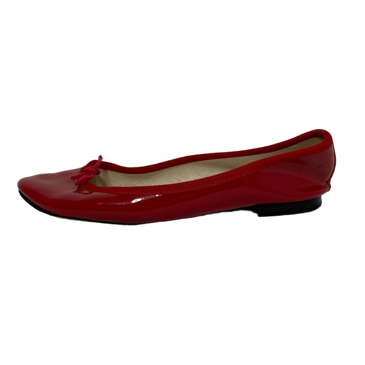 repetto レペット フラットシューズ 36 レディース - レッド リボン レザー
