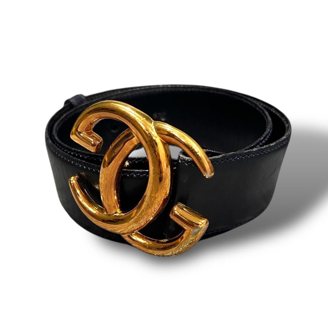 正規品 本物保証 GUCCI オールドグッチ ヴィンテージ GG バックル ゴールド レザー レディース メンズ