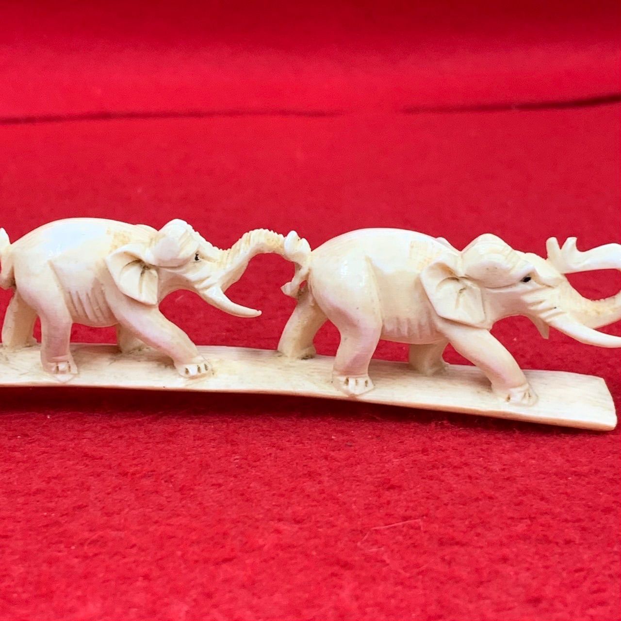 象置物　マンモス 303g 天然素材 象置物 マンモス 303g 天然素材 象置物マンモス置物天然素材東洋雕刻