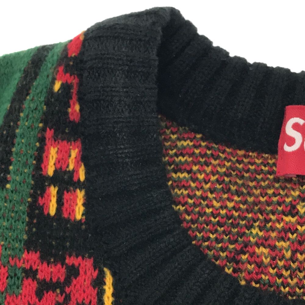 SUPREME (シュプリーム) 23SS Scarf Sweater Black スカーフセーター