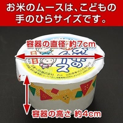 【お米のムース 5ヶ入×4パック＝計20ヶ】 米粉 ムース 福井県 給食 デザート  おやつ 文化祭 お祭りなどに 個包装 お取り寄せ