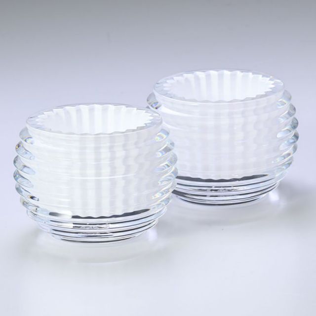 バカラ キャンドルホルダー EYE アイ ペア ホワイト 2812806 インテリア オブジェ 置物