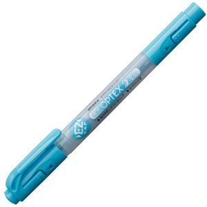 (まとめ) ゼブラ 蛍光オプテックス2 EZ 青 WKT11-BL 1本 【×5