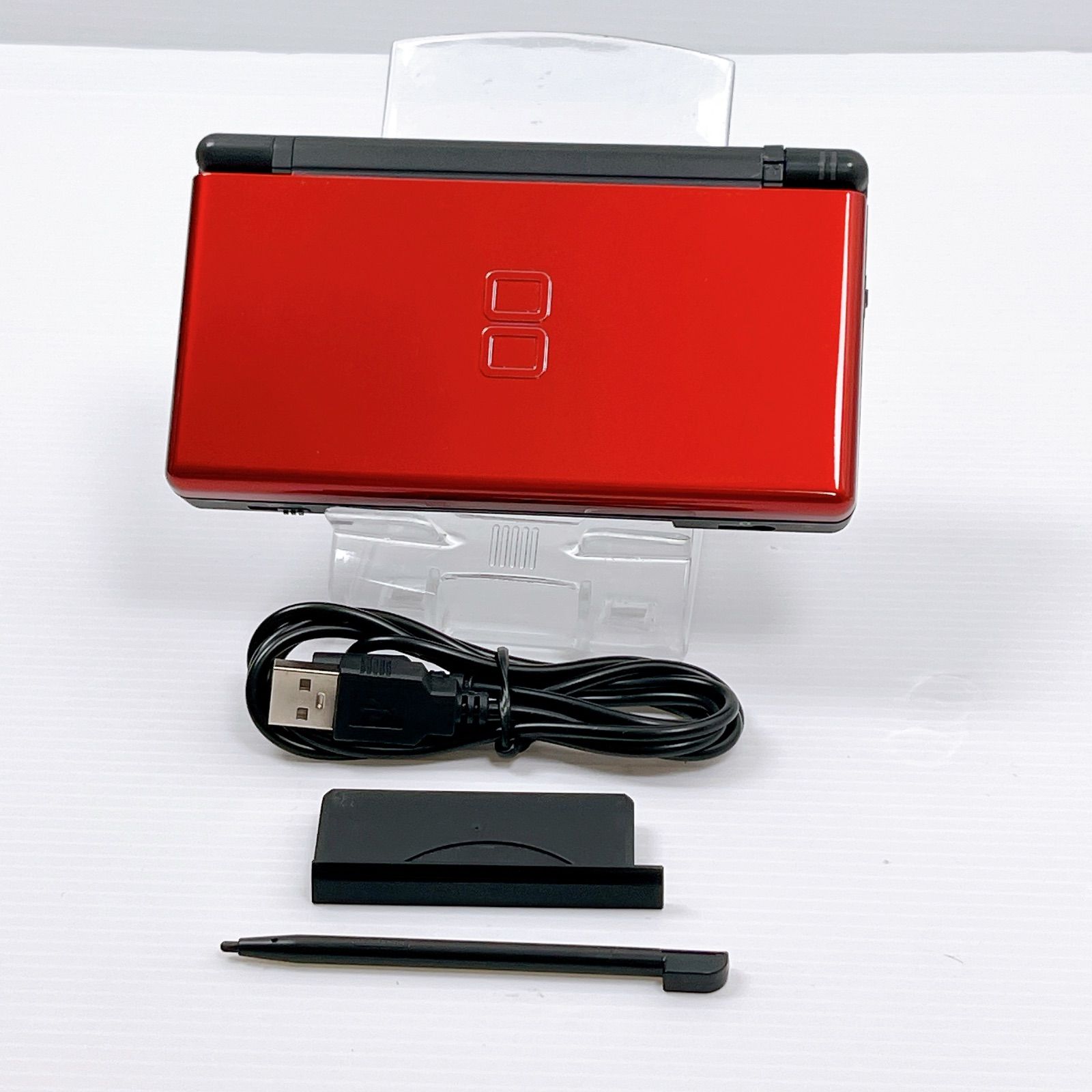 Nintendo　ニンテンドーDSlite クリムゾンブラック　美品　セット DS Lite クリムゾンブラック 遊べるセット 動作確認済み dslite