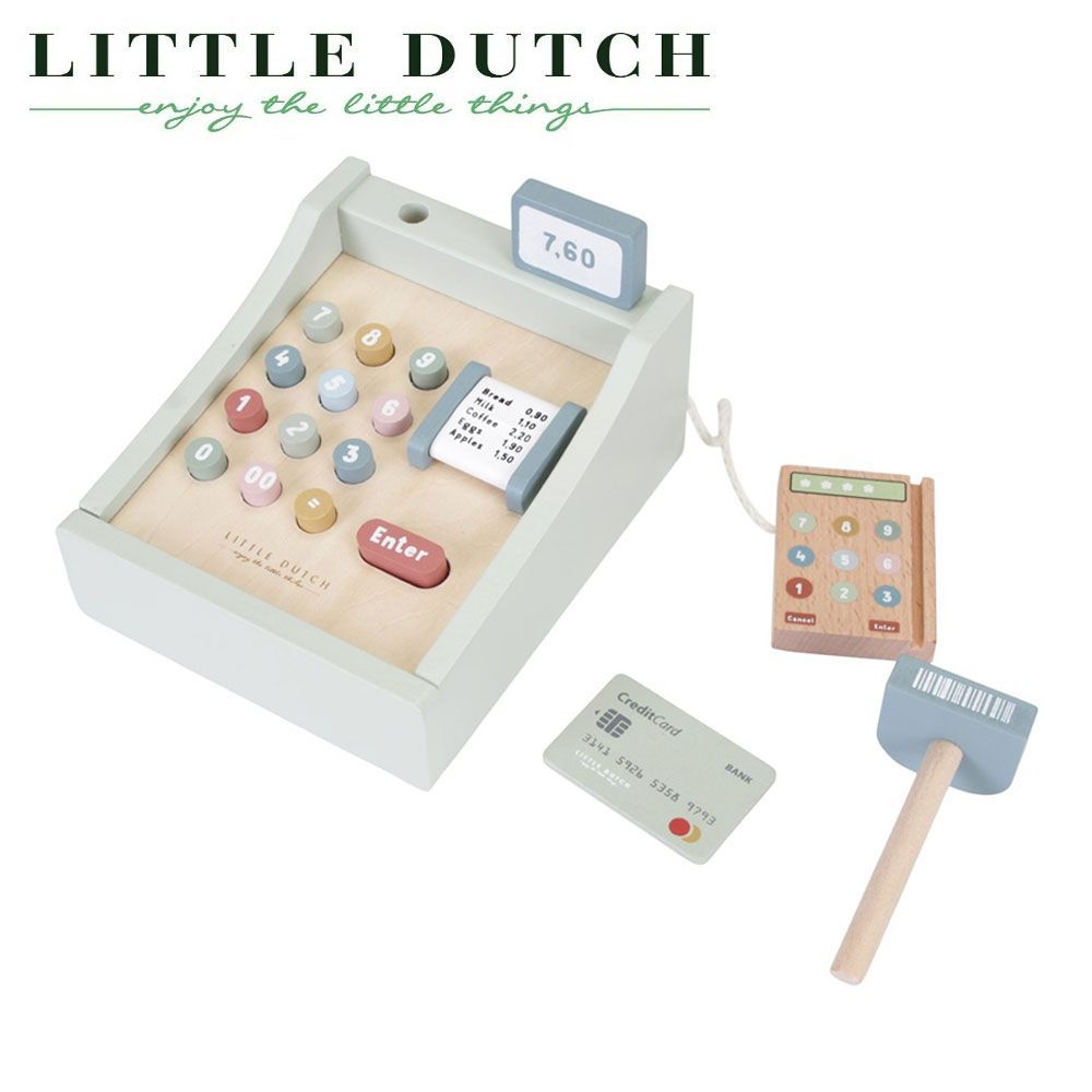 Little Dutch キャッシュレジスター たのしい数育 木製おもちゃ