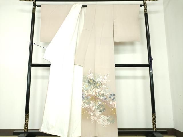 平和屋着物○京友禅の第一人者 松井青々 中国三大刺繍 相良刺繍 色留袖