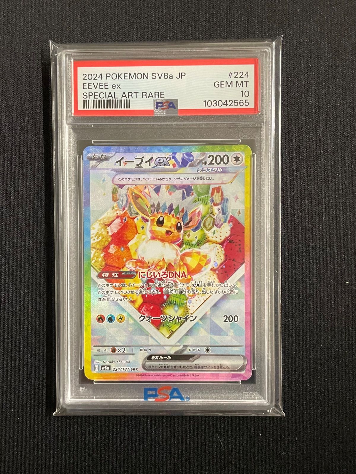 PSA10連番】ブイズ10枚セット テラスタルフェスex ブラッキーex