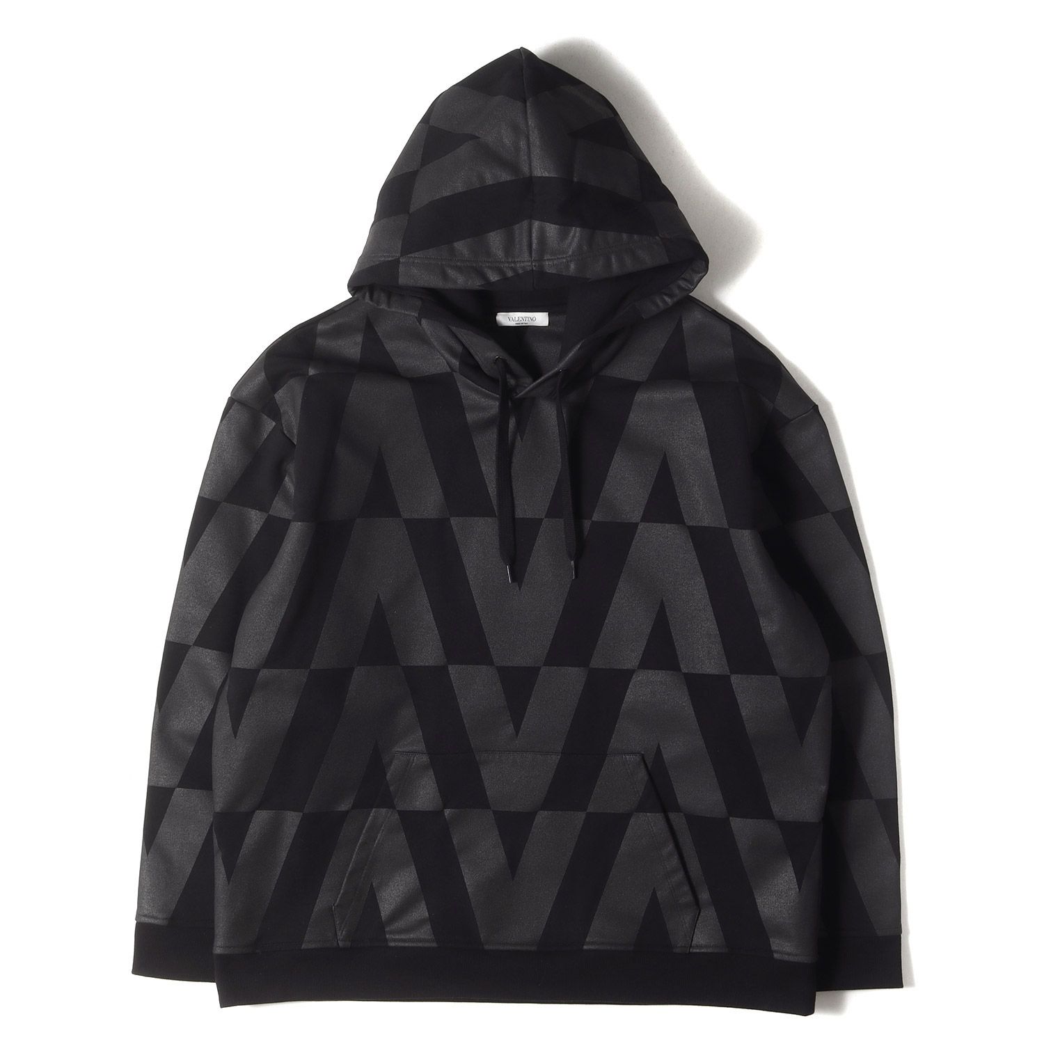 美品】VALENTINO ヴァレンティノ パーカー サイズ:L / 総柄 Vロゴ 