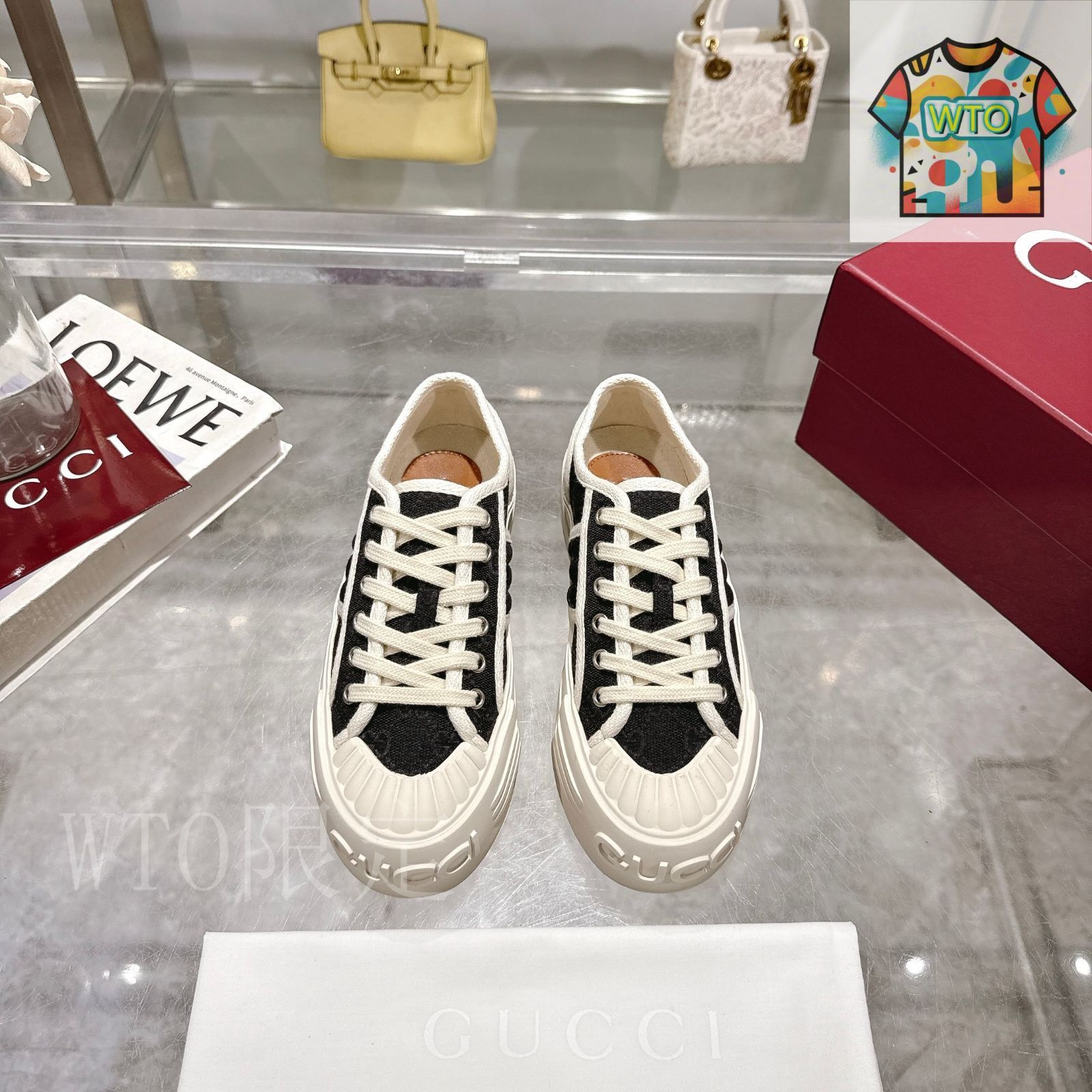 ★送料込★GUCCI 厚底 キャンバス スニーカー GUCCI厚底スニーカー | 低身長ブログ