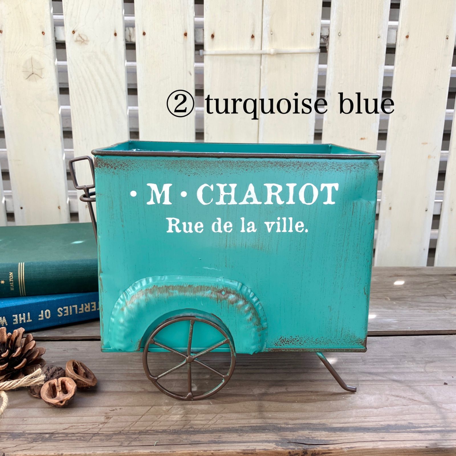 ❀アンティーク／トロッコ荷車