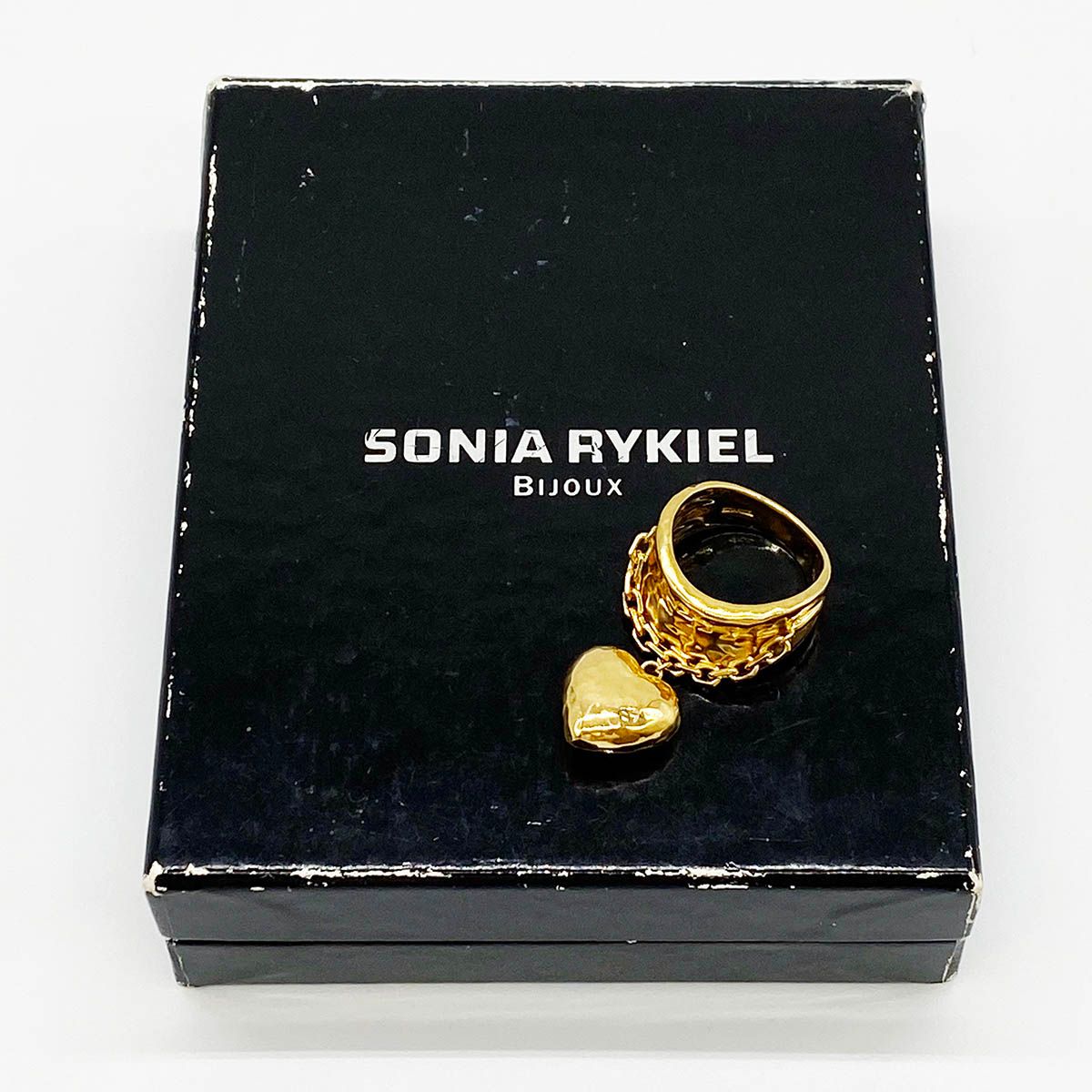 K18 Sonia Rykiel ソニアリキエル リング 指輪 13号 11.47g レディース アクセサリー ファッション ハート モチーフ USED