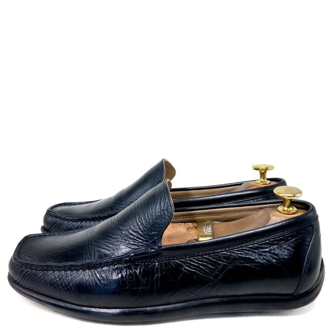 即決】REGAL インペリアルグレード 24.5 タッセル ローファー 布タグ リーガル ブラック 黒 レザー 本革 ビジネス シューズ スリッポン 即決 REGAL Imperial Grade リーガル インペリアル 24cmEE 2732 メンズ