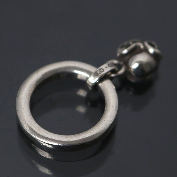 CHROME HEARTS 銀座店 クロムハーツ ハート NTFL リング 指輪 メンズ シルバー SV925 約4号 100682