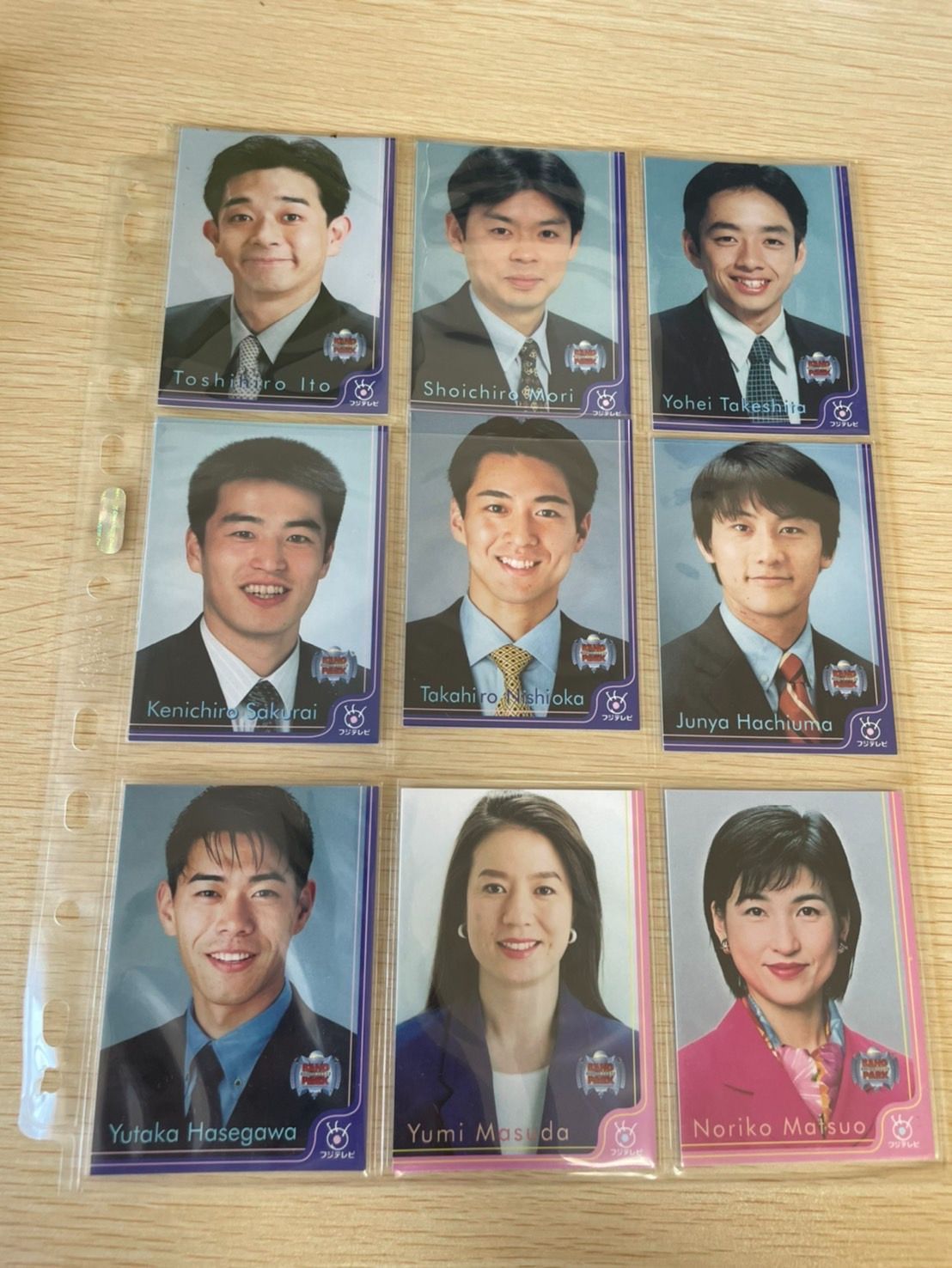 フジテレビ アナウンサー アナ カード 全90種 コンプリート コンプ