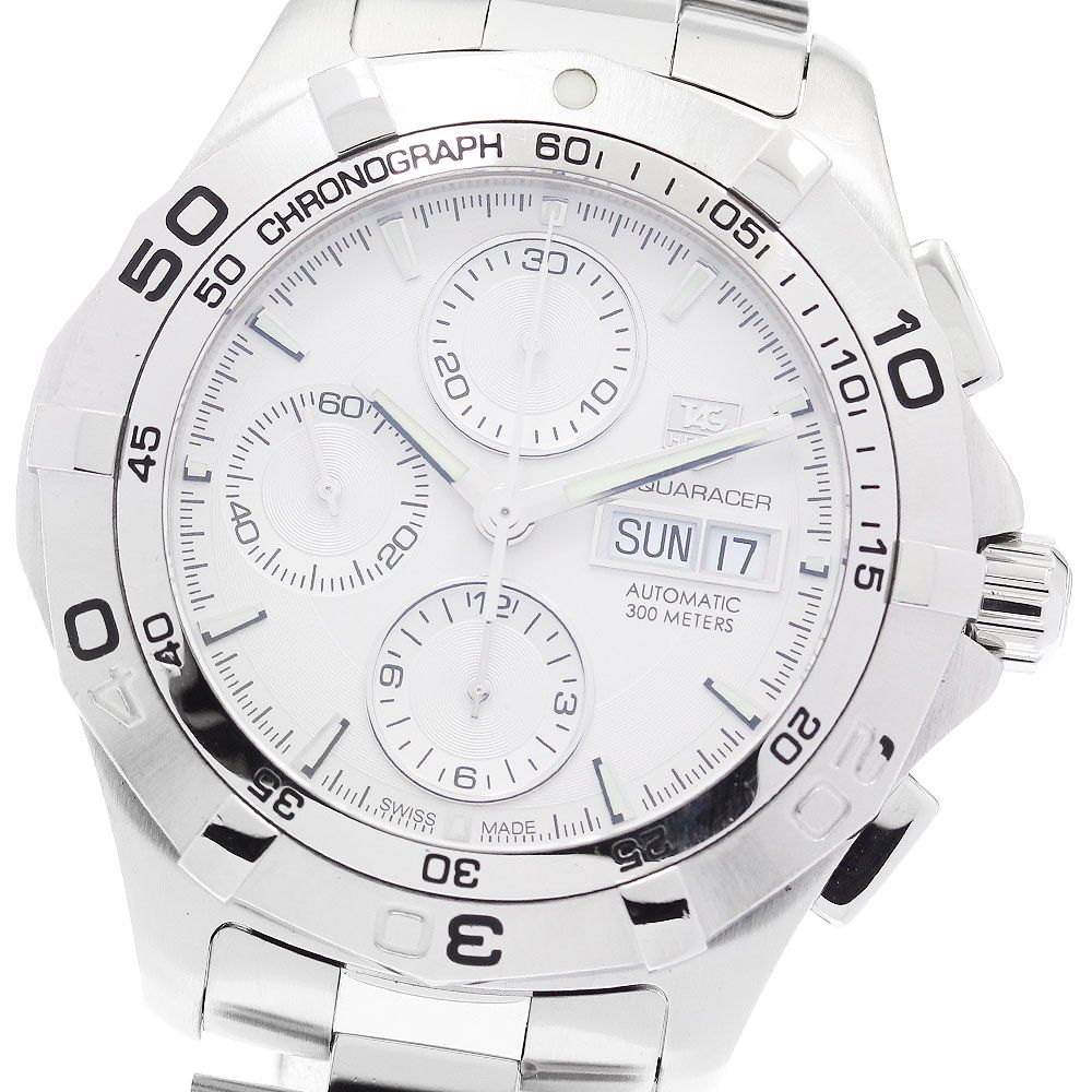 タグホイヤー TAG HEUER CAF2011 アクアレーサー デイデイト クロノグラフ 自動巻き メンズ_883982
