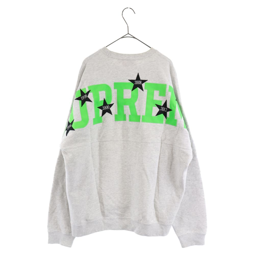 SUPREME シュプリーム 20SS Stars Crewneck スター ワッペンロゴ