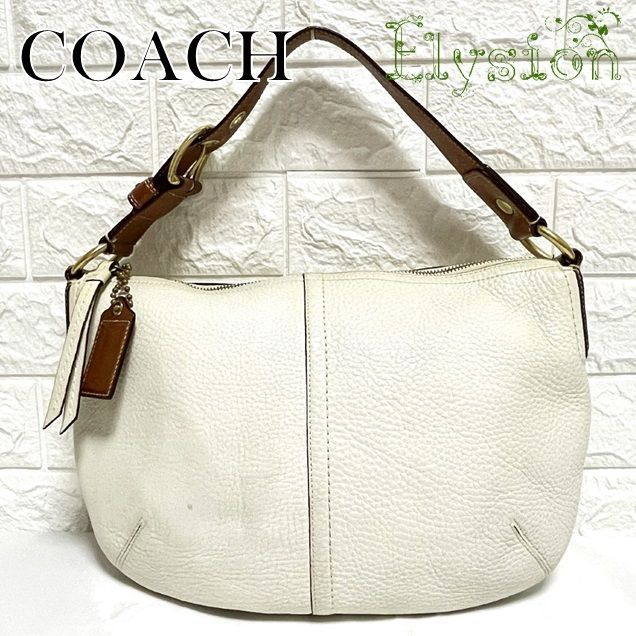 ☆COACH☆ コーチ ワンショルダーバッグ レザー 肩掛け ホワイト 